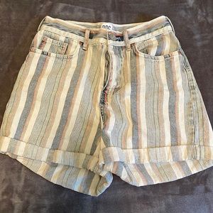 BDG mom high rise jean shorts